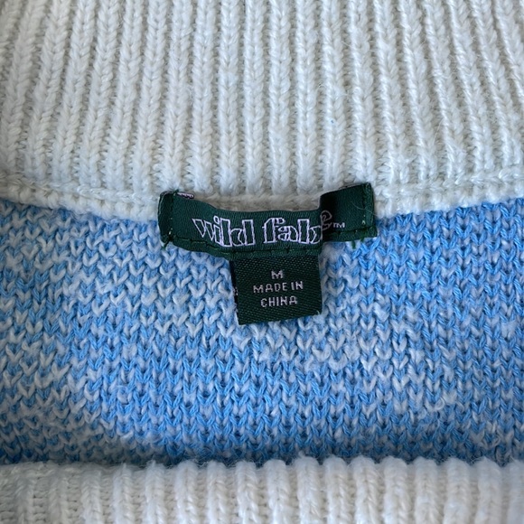 Blue & white sweater - Picture 2 of 4